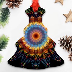 Colorful Prismatic Chromatic Christmas Tree Ornament (two Sides)