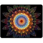 Colorful Prismatic Chromatic Two Sides Fleece Blanket (Medium) 58.8 x47.4  Blanket Front