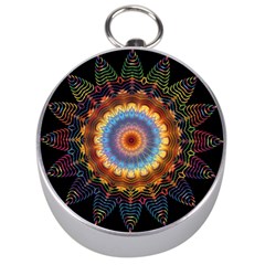 Colorful Prismatic Chromatic Silver Compasses by Semog4