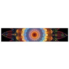 Colorful Prismatic Chromatic Small Premium Plush Fleece Scarf