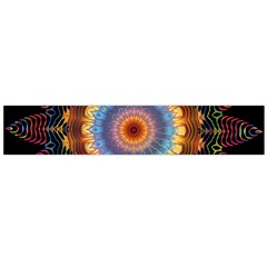 Colorful Prismatic Chromatic Large Premium Plush Fleece Scarf 