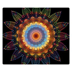 Colorful Prismatic Chromatic Premium Plush Fleece Blanket (small) by Semog4