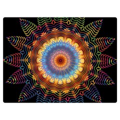 Colorful Prismatic Chromatic Two Sides Premium Plush Fleece Blanket (extra Small)