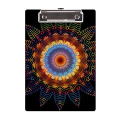 Colorful Prismatic Chromatic A5 Acrylic Clipboard