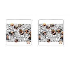 Gears Movement Machine Cufflinks (Square)