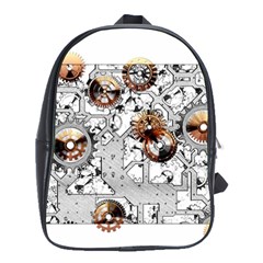 Gears Movement Machine School Bag (Large)