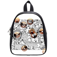 Gears Movement Machine School Bag (Small)