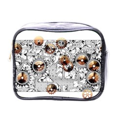 Gears Movement Machine Mini Toiletries Bag (one Side) by Semog4