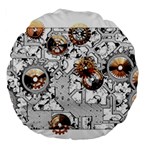 Gears Movement Machine Large 18  Premium Round Cushions Front