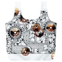 Gears Movement Machine Full Print Recycle Bag (XL)