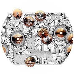 Gears Movement Machine Wooden Puzzle Round