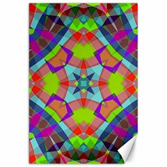 Farbenpracht Kaleidoscope Pattern Canvas 20  X 30  by Semog4