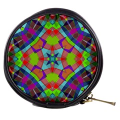 Farbenpracht Kaleidoscope Pattern Mini Makeup Bag by Semog4