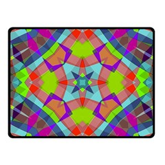 Farbenpracht Kaleidoscope Pattern Fleece Blanket (small)