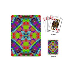 Farbenpracht Kaleidoscope Pattern Playing Cards Single Design (mini) by Semog4