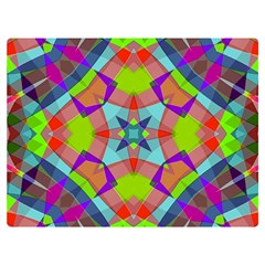 Farbenpracht Kaleidoscope Pattern Premium Plush Fleece Blanket (extra Small)