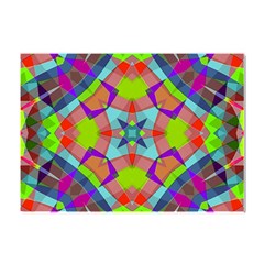 Farbenpracht Kaleidoscope Pattern Crystal Sticker (a4) by Semog4