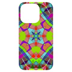 Farbenpracht Kaleidoscope Pattern Iphone 14 Pro Black Uv Print Case