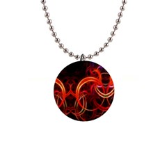 Background Fractal Abstract 1  Button Necklace by Semog4