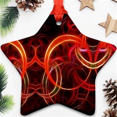 Background Fractal Abstract Star Ornament (two Sides) by Semog4