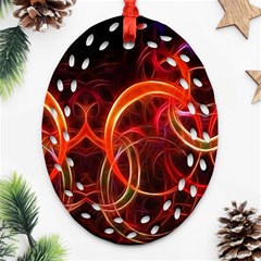 Background Fractal Abstract Ornament (oval Filigree)