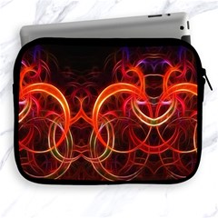 Background Fractal Abstract Apple Ipad 2/3/4 Zipper Cases by Semog4