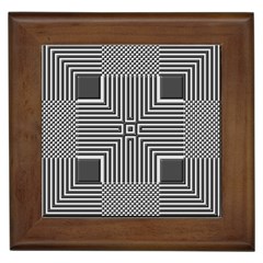 Construction Background Geometric Framed Tile by Semog4