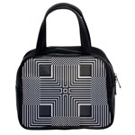 Construction Background Geometric Classic Handbag (Two Sides) Front