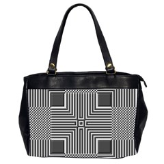 Construction Background Geometric Oversize Office Handbag (2 Sides) by Semog4