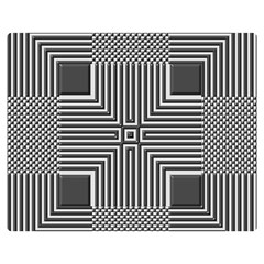 Construction Background Geometric Premium Plush Fleece Blanket (medium)