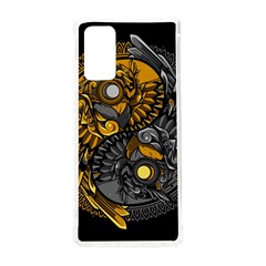 Yin Yang Owl Doodle Ornament Illustration Samsung Galaxy Note 20 Tpu Uv Case