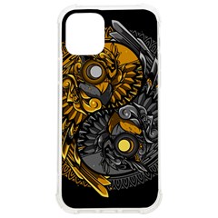 Yin Yang Owl Doodle Ornament Illustration Iphone 12/12 Pro Tpu Uv Print Case