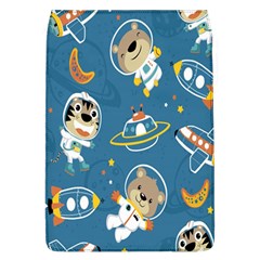 Seamless Pattern Funny Astronaut Outer Space Transportation Removable Flap Cover (l) by Semog4