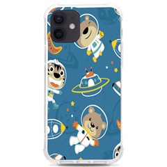 Seamless Pattern Funny Astronaut Outer Space Transportation Iphone 12/12 Pro Tpu Uv Print Case by Semog4