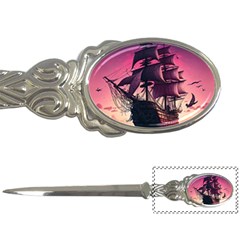 Ship Pirate Adventure Landscape Ocean Sun Heaven Letter Opener by Semog4