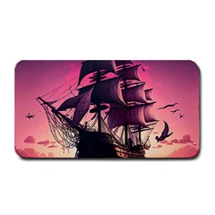 Ship Pirate Adventure Landscape Ocean Sun Heaven Medium Bar Mat