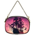 Ship Pirate Adventure Landscape Ocean Sun Heaven Chain Purse (One Side) Front