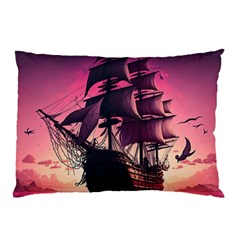 Ship Pirate Adventure Landscape Ocean Sun Heaven Pillow Case