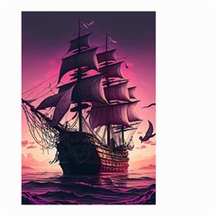 Ship Pirate Adventure Landscape Ocean Sun Heaven Small Garden Flag (Two Sides)