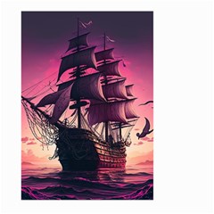 Ship Pirate Adventure Landscape Ocean Sun Heaven Large Garden Flag (Two Sides)