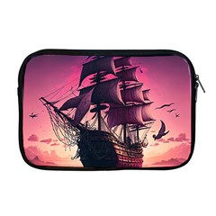 Ship Pirate Adventure Landscape Ocean Sun Heaven Apple MacBook Pro 17  Zipper Case