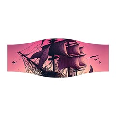 Ship Pirate Adventure Landscape Ocean Sun Heaven Stretchable Headband