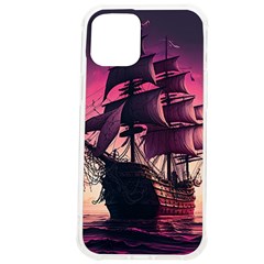 Ship Pirate Adventure Landscape Ocean Sun Heaven iPhone 12 Pro max TPU UV Print Case