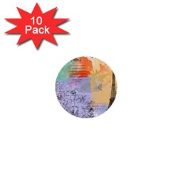 Scrapbook Paris Vintage France 1  Mini Buttons (10 Pack)  by Salman4z