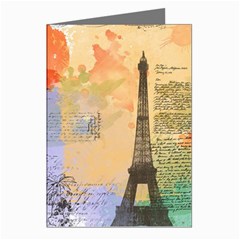 Scrapbook Paris Vintage France Greeting Cards (pkg Of 8) by Salman4z