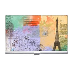 Scrapbook Paris Vintage France Business Card Holder by Salman4z