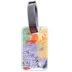 Scrapbook Paris Vintage France Luggage Tag (two Sides) by Salman4z