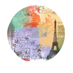 Scrapbook Paris Vintage France Mini Round Pill Box (pack Of 5) by Salman4z