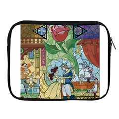 Stained Glass Rose Flower Apple Ipad 2/3/4 Zipper Cases by Salman4z