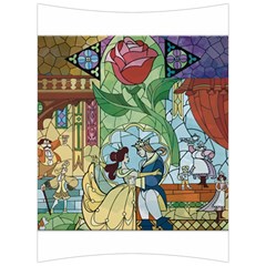 Stained Glass Rose Flower Back Support Cushion by Salman4z